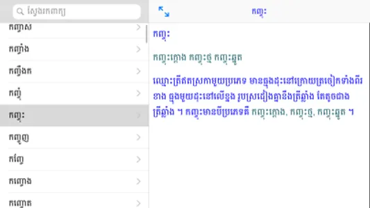 Khmer Khmer Dictionary Pro screenshot 4