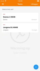 WarmingUp App screenshot 2