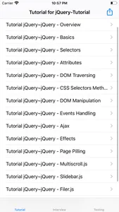 Tutorial for jQuery screenshot 0