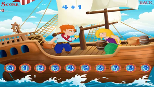 Pirate Sword Fight - Fun Educational Counting Game For Kids. screenshot 0