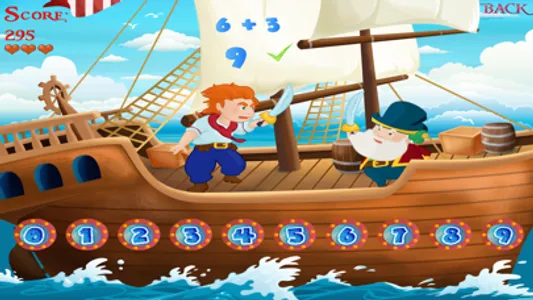 Pirate Sword Fight - Fun Educational Counting Game For Kids. screenshot 1