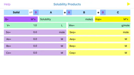 Solubility Products screenshot 3