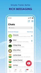 JioChat Video Messenger screenshot 1