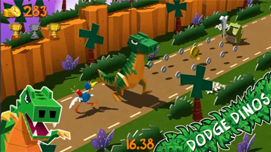 Cartoon Survivor - Jurassic Adventure Runner screenshot 1