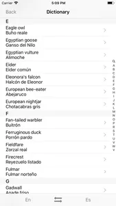 European Birds Names screenshot 1