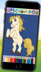 Horses Coloring Book Game screenshot 3