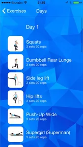 Easy Fitness Workouts for Women screenshot 1