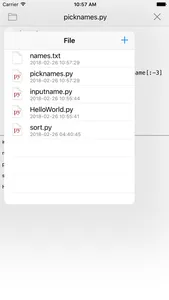 Python2IDE screenshot 2