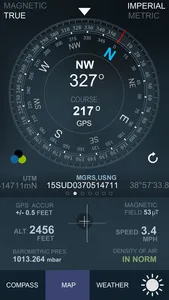 Compass GPS(Map, Weather) screenshot 1