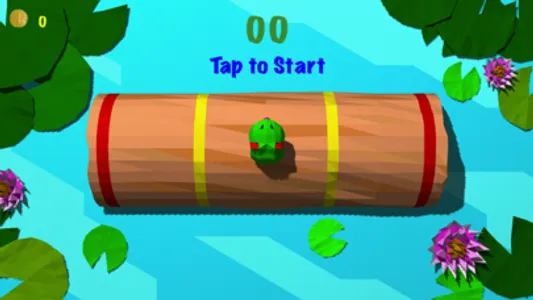 Froggy Log - Endless Arcade Log Rolling Simulator and Lumberjack Game Stay Dry and Dont Fall In The Water! screenshot 0