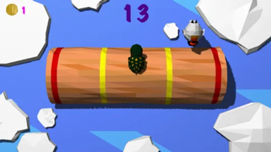 Froggy Log - Endless Arcade Log Rolling Simulator and Lumberjack Game Stay Dry and Dont Fall In The Water! screenshot 1