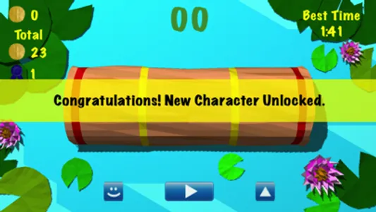 Froggy Log - Endless Arcade Log Rolling Simulator and Lumberjack Game Stay Dry and Dont Fall In The Water! screenshot 2