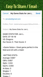 Softball Stats Tracker Pro screenshot 4