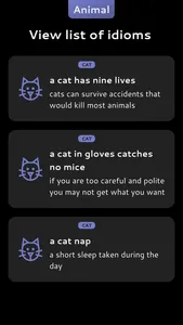 English Animal Idioms screenshot 1