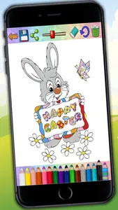 Paint the Easter egg – decorate and color bunnies screenshot 4