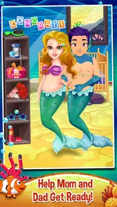 Mommy's Mermaid Newborn Baby Spa Doctor - my new salon care & make-up games! screenshot 3