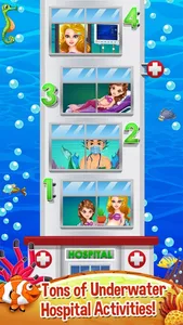 Mommy's Mermaid Newborn Baby Spa Doctor - my new salon care & make-up games! screenshot 4