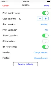 Print Calendar by VREApps screenshot 2