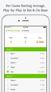 Batting Average - Baseball Stats screenshot 1