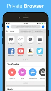 Private Browser ⊘ screenshot 0