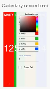 Score! A simple scoreboard screenshot 1