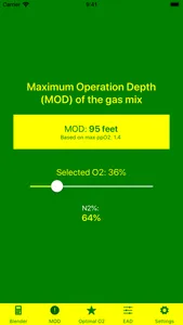 Nitrox Blender & Calculator screenshot 2