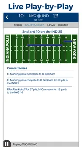 Indianapolis Football Radio & Live Scores screenshot 1