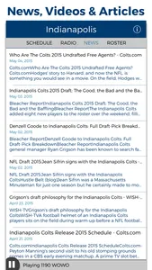 Indianapolis Football Radio & Live Scores screenshot 4