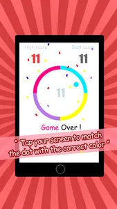 crazy circle wheel - color ball switch free game screenshot 0