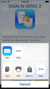 Sign-N-Send 2 screenshot 1