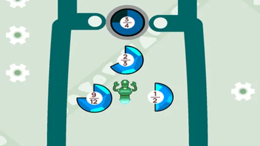 Robo Math Fractions Lite screenshot 2