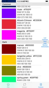 Color Tools - RGB, CMYK, HSV screenshot 2