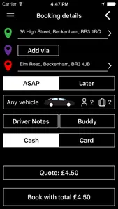 AAA Minicabs - New Regency screenshot 2