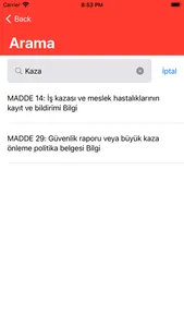 İş Sağlığı ve Güvenliği Kanunu screenshot 3