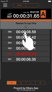 MultiLapTimer screenshot 1