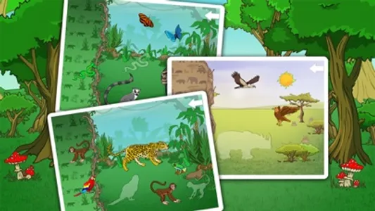 Wild animals in the forest, the jungle and the savannah screenshot 2