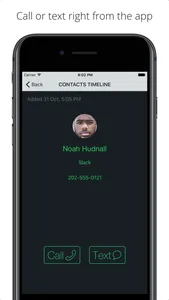 Contacts Timeline screenshot 2