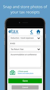 Etax Mobile App screenshot 1