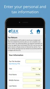 Etax Mobile App screenshot 2