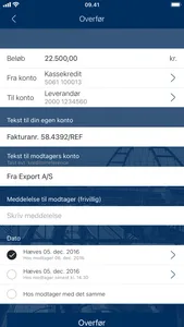 Sydbanks MobilBank Erhverv screenshot 2