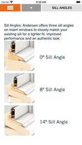 Andersen Sill Angle Finder screenshot 3