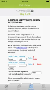 MGR Zakat Calculator screenshot 2