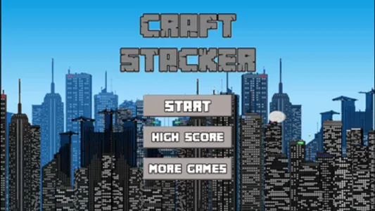 Craft Tower Classic 8 Bit Game screenshot 2