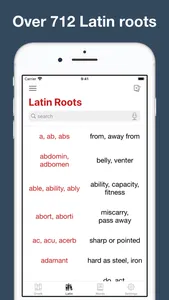 Greek and Latin Roots screenshot 6