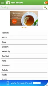 Food Delivery App screenshot 1