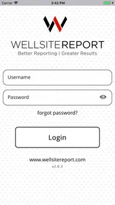 Wellsite Report screenshot 0