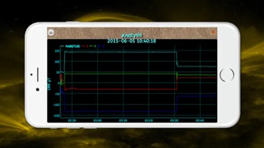 Tesla - Metal detector and Magnetic field recorder screenshot 2