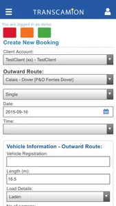 Transcamion Ferry Freight - Book all freight ferries in one app. screenshot 1