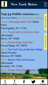 GolfDay New York Metro screenshot 2