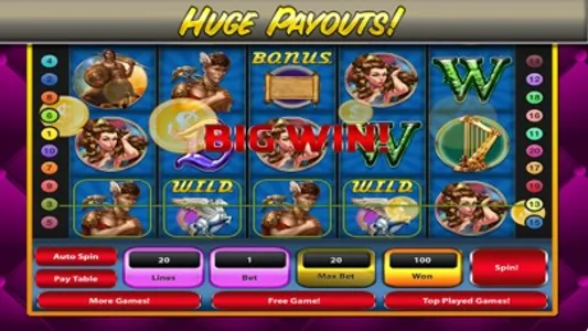 A Greek Gods Slot Machines - Zeus Mount Olympus Odyssey Casino Slots screenshot 2